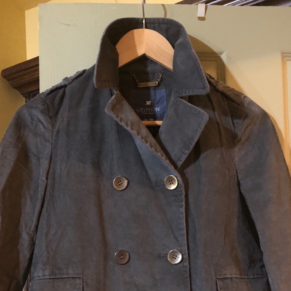Gray Corduroy Jacket/blazer